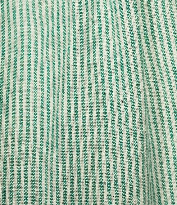 Copper Key Linen Stripe Coordinating Pull On Shorts Product Image