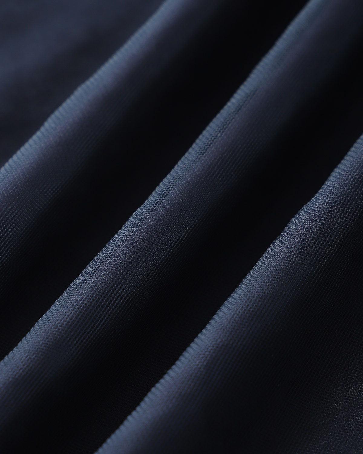 Blue Shirred Flowy Slip Maxi Dress Product Image