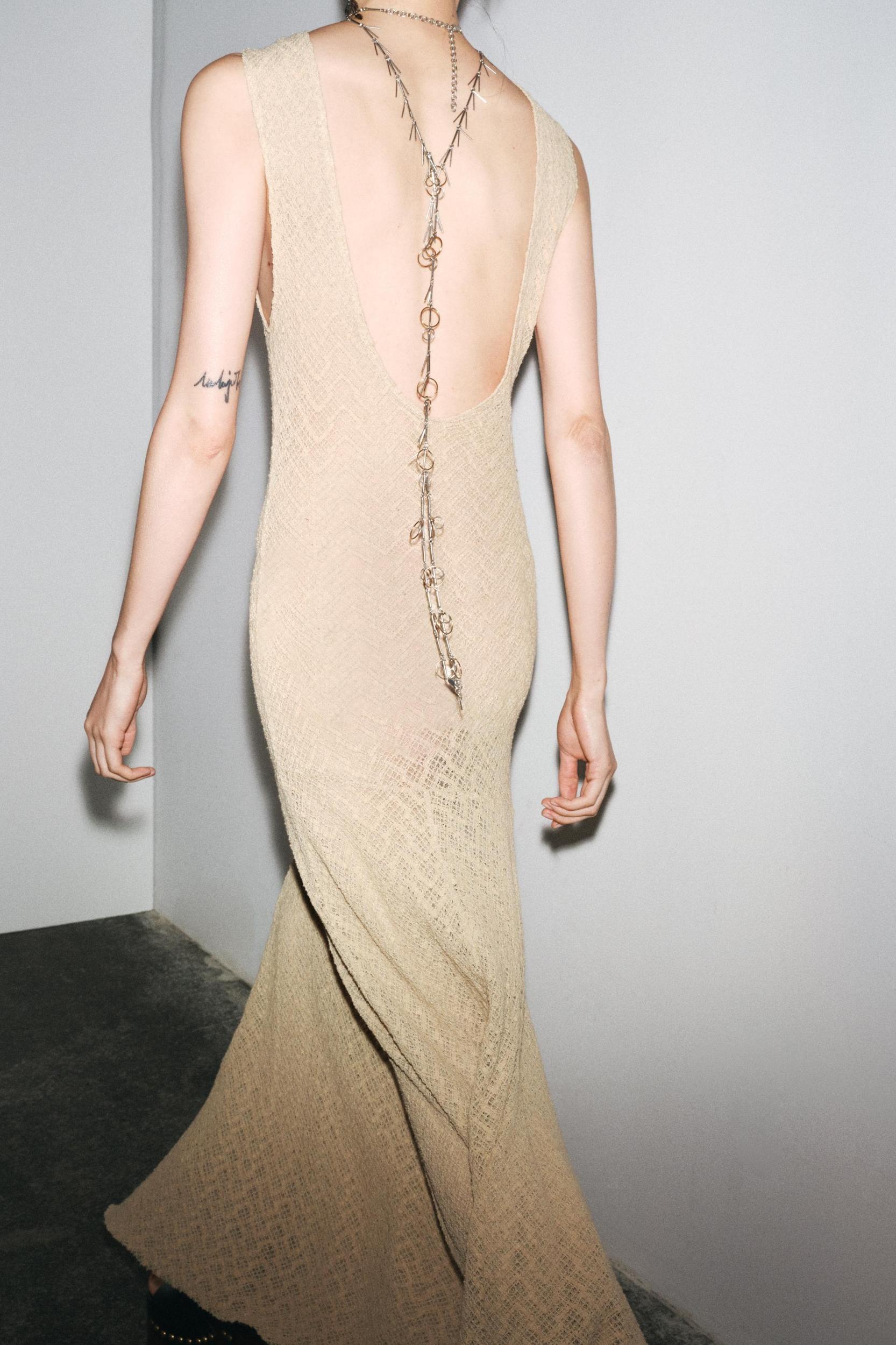 LONG LACE DRESS Product Image