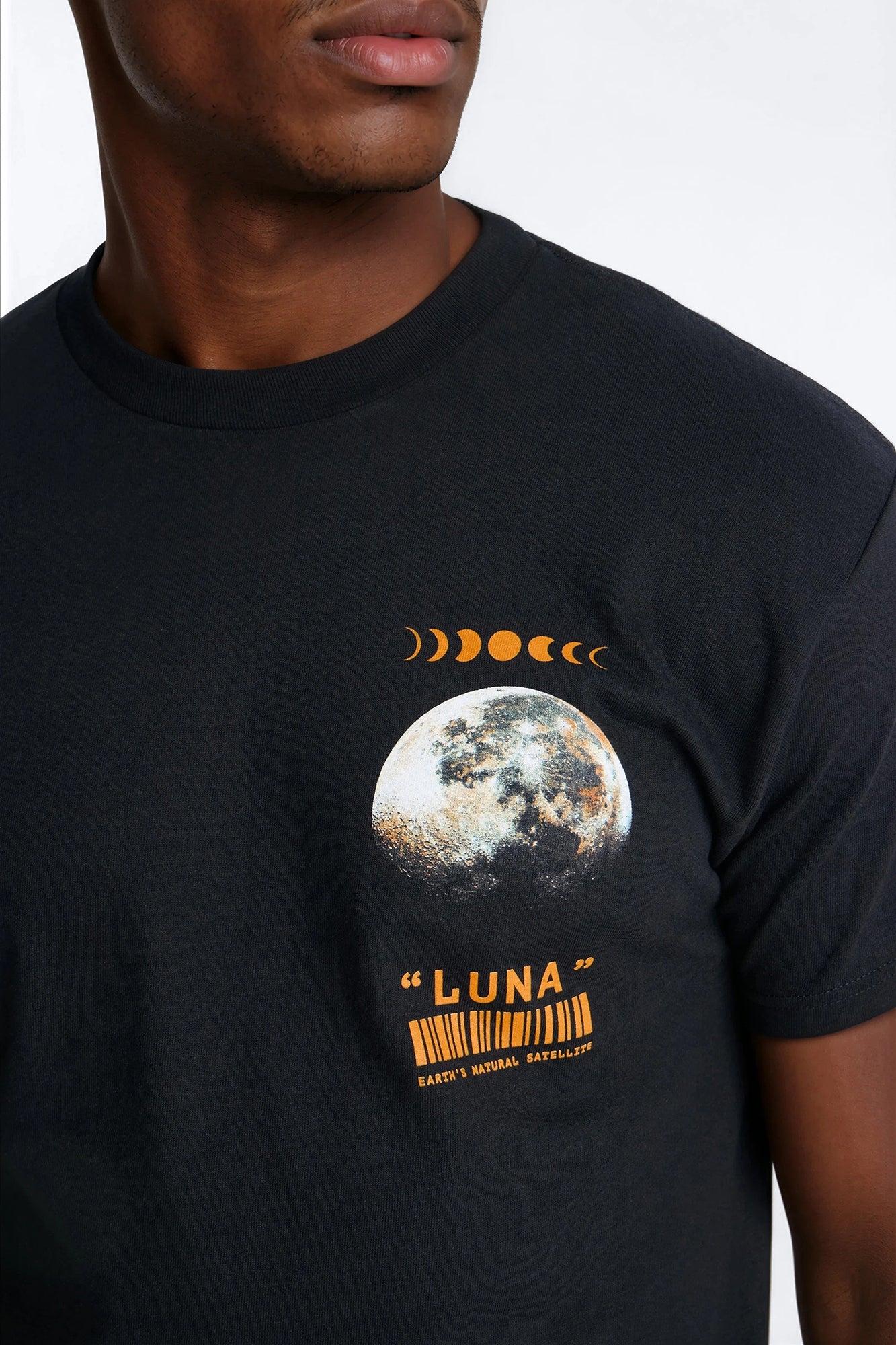 Luna Short Sleeve Tee - Black Male Product Image