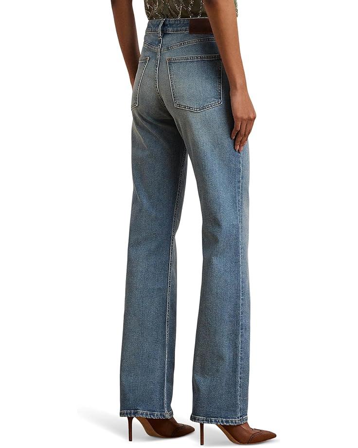 High-rise Pleated Wide-leg Jeans Product Image