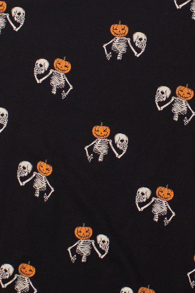 Pumpkin Head Skeleton Tee Product Image