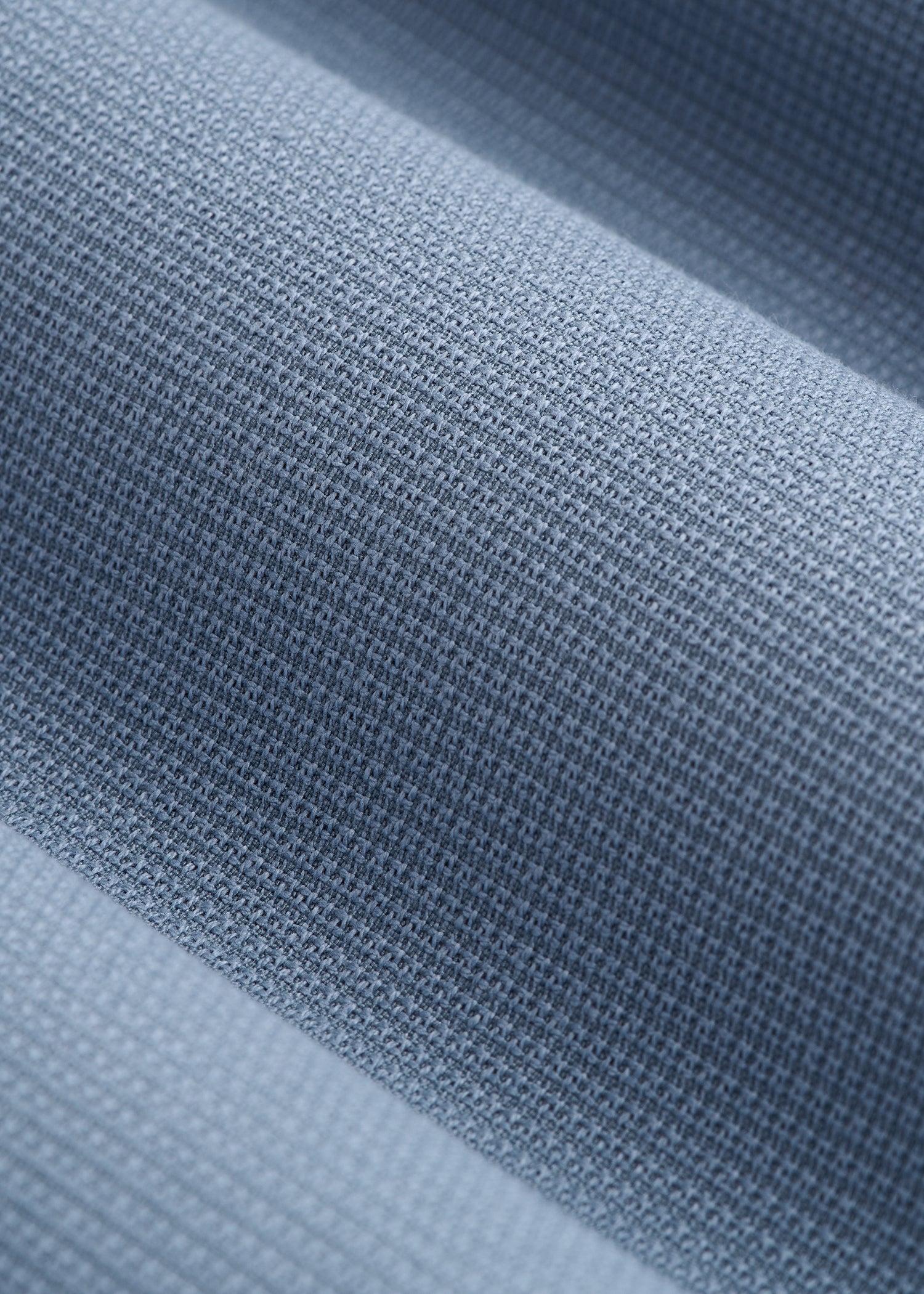 Textured Garment Washed Stretch Cotton Blazer for Tall Men in Chambray Male Product Image