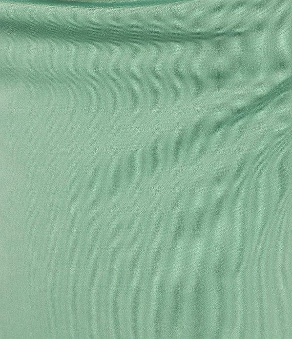 Originality Cowl Neck Tie Shoulder Top Product Image