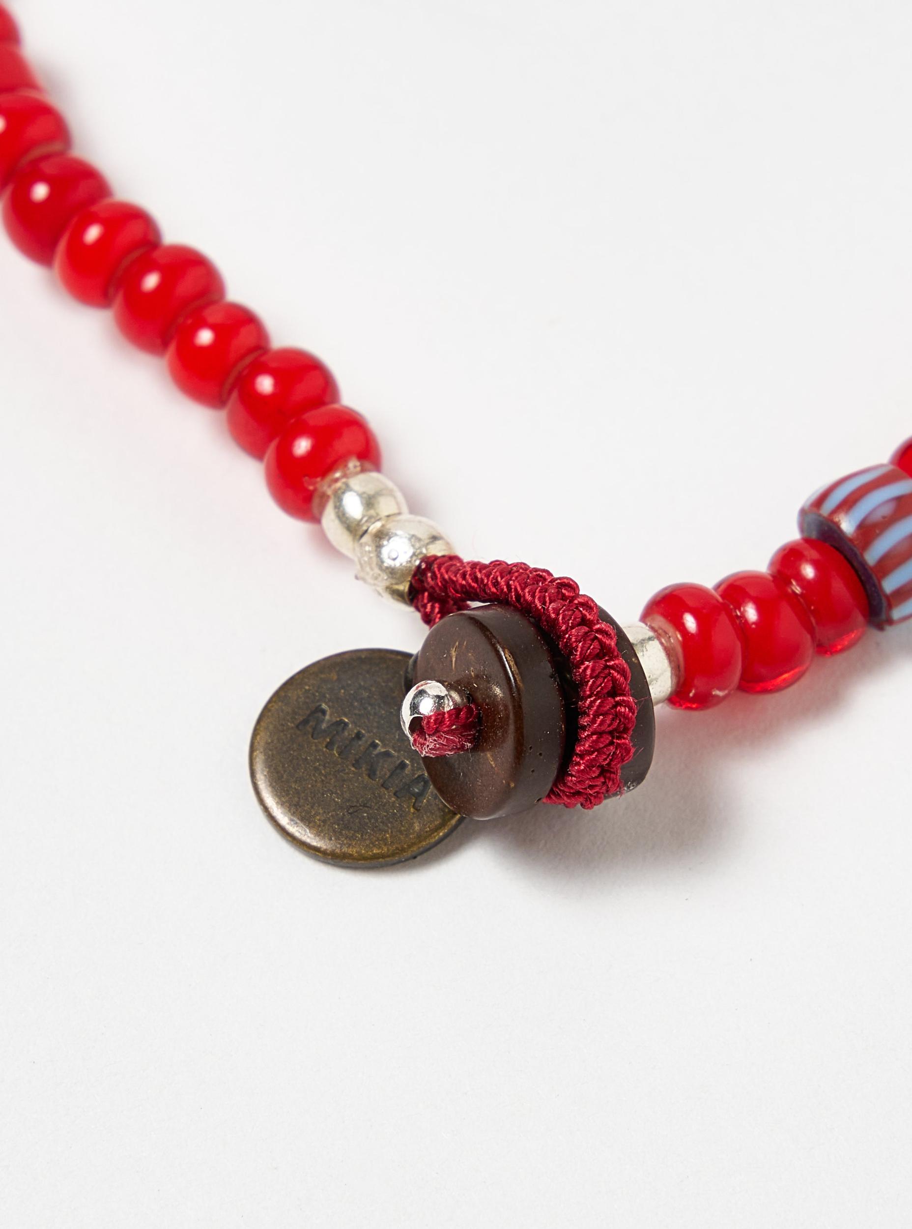 Mikia Bracelet in Red/White Hearts Product Image