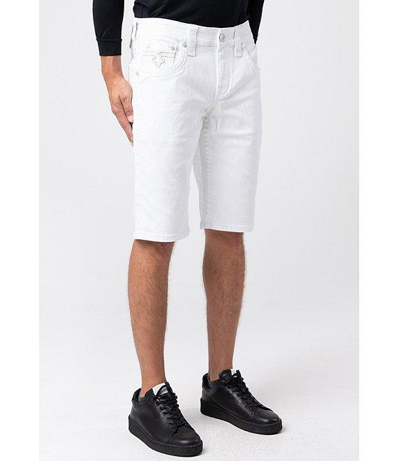 Rock Revival Arther Fleur-De-Lis Embroidered-Pocket 13#double; Inseam Shorts Product Image