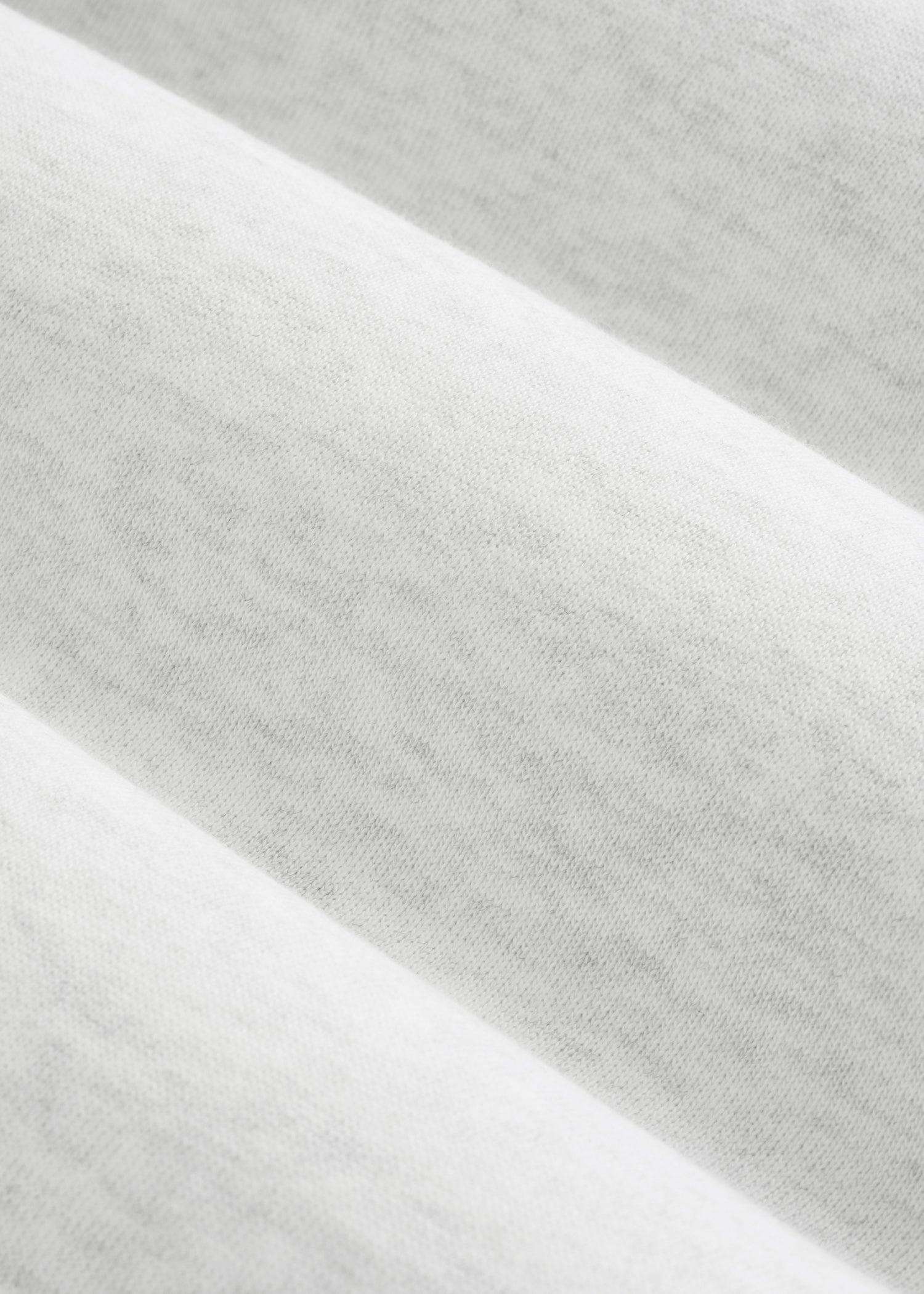 Wearever Fleece Slim Fit High-Waisted Garment Dye Sweatpants for Tall Women in Heather Cloud White Female Product Image