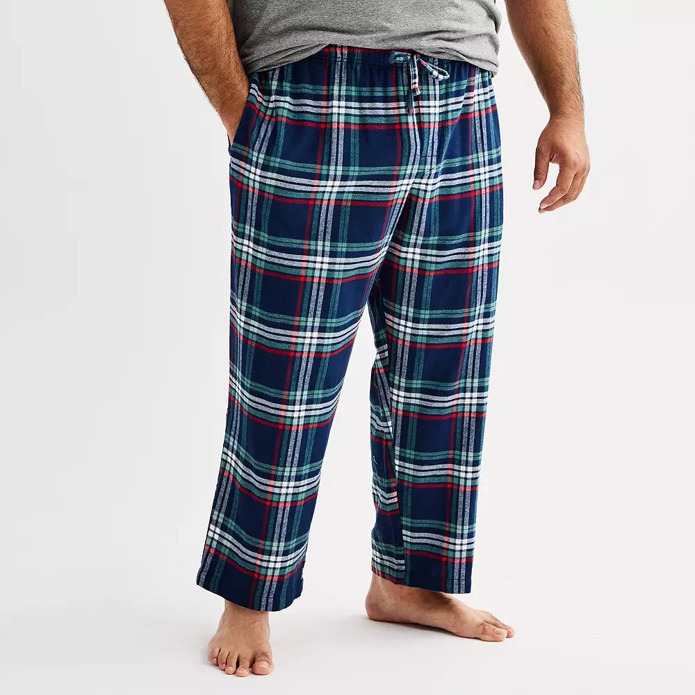 Big & Tall Sonoma Goods For Life® Flannel Drawstring Pajama Pants, Men's,  Product Image