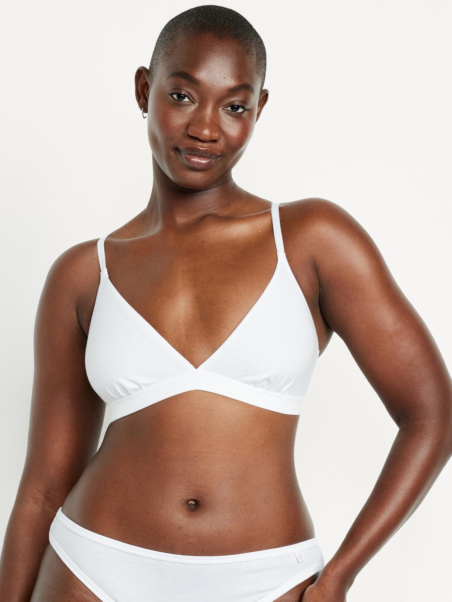 Everyday Cotton Triangle Bralette Product Image