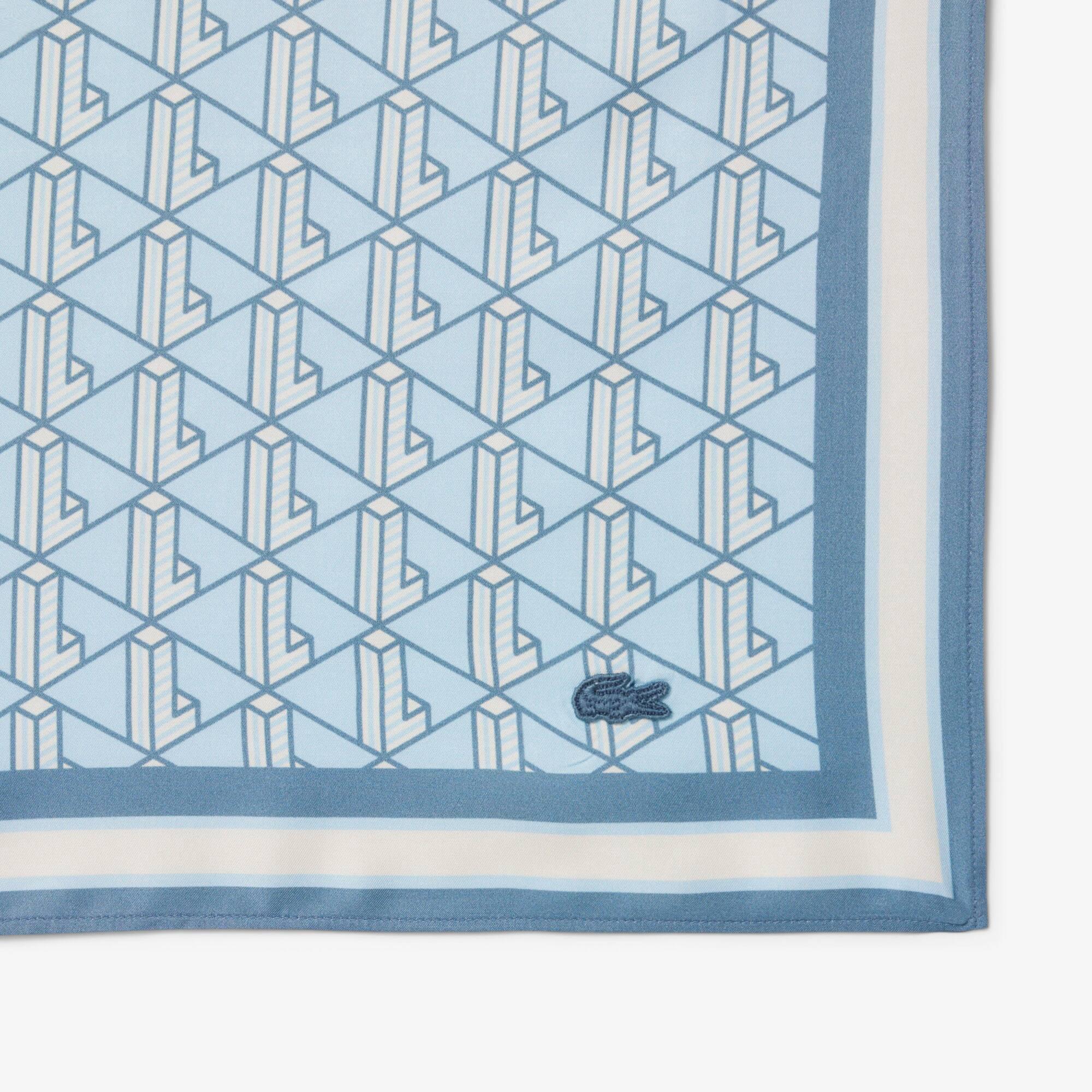 Monogram Print Scarf Product Image