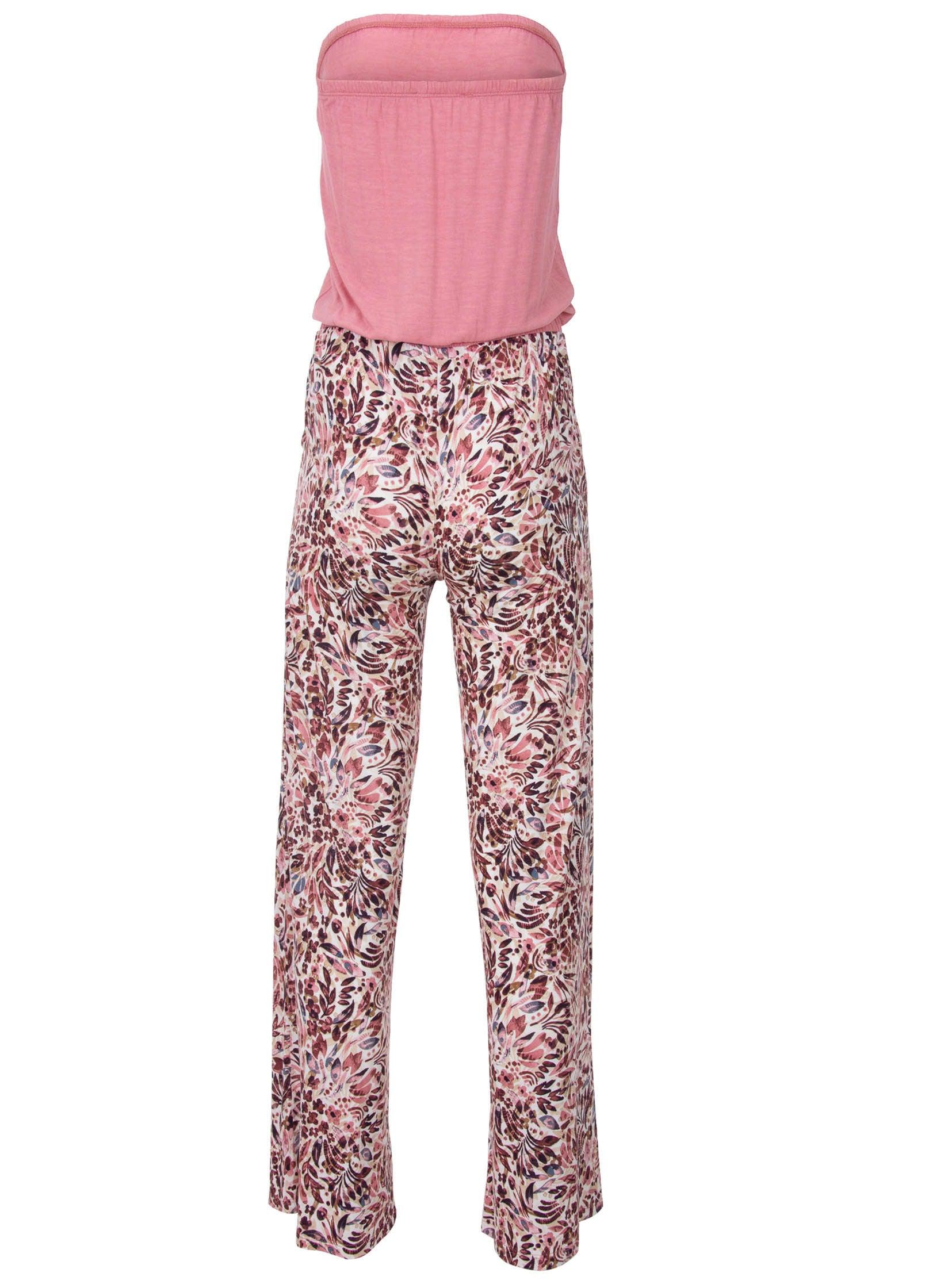 Abstract Mirage Jumpsuit - Cream Multi Product Image