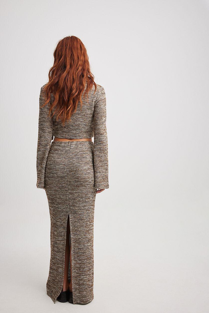 High Waist Maxi Skirt Product Image