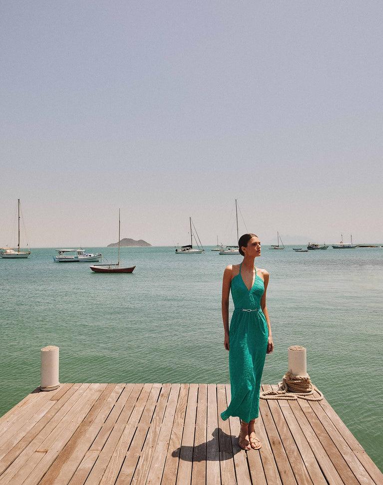 Marina Long Dress - Yacht Product Image