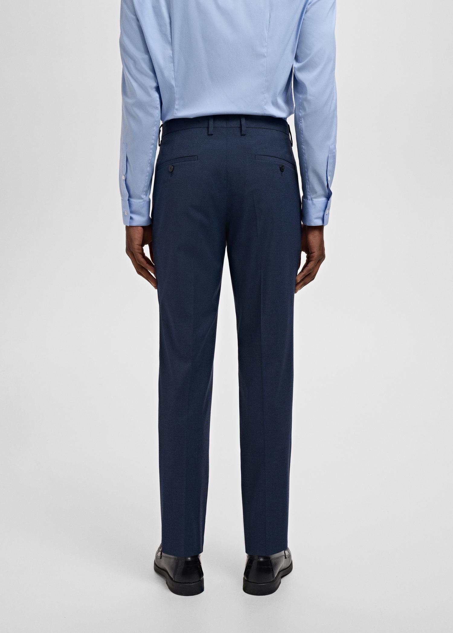 Stretch fabric super slim-fit suit trousers - Men | MANGO USA Product Image