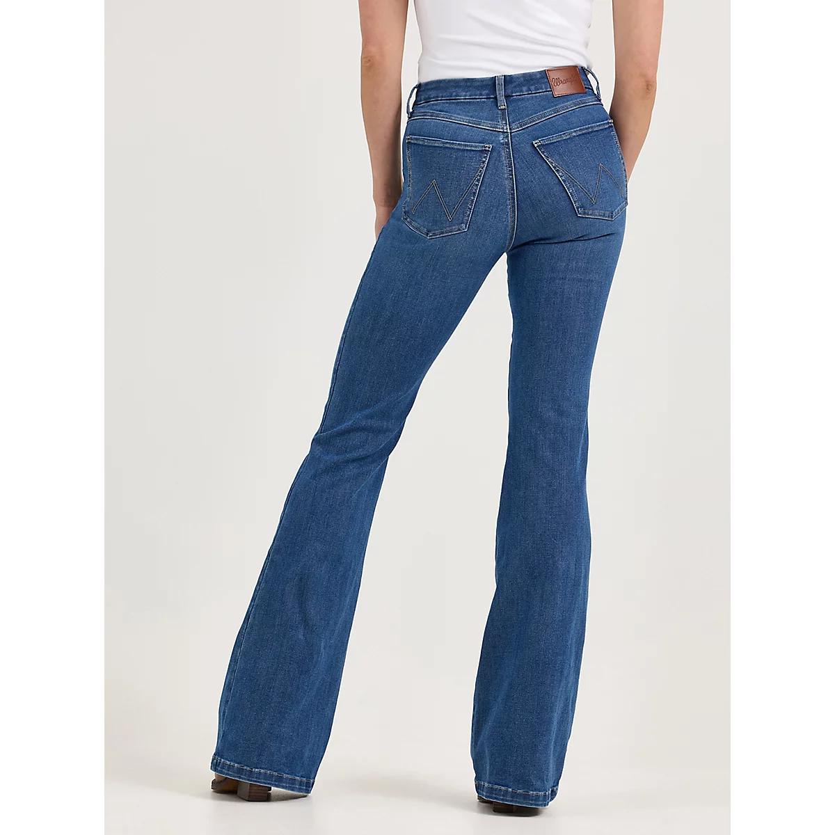Women's Wrangler Bespoke High Rise Flare Jean in Elsie Product Image