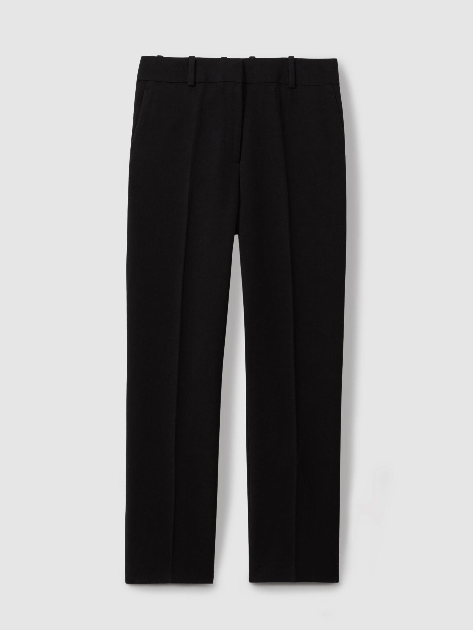 Wide-Leg Tailored Trousers in Camel Product Image