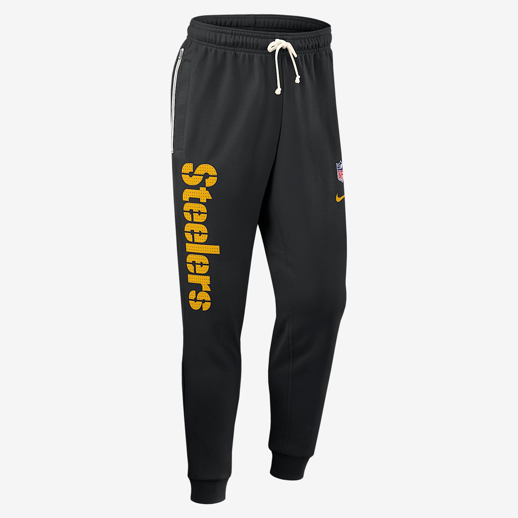 Pittsburgh Steelers Ground Game Sideline Nike Mens Dri-FIT NFL Taper Pants | 03B000A7L-JK2 Product Image