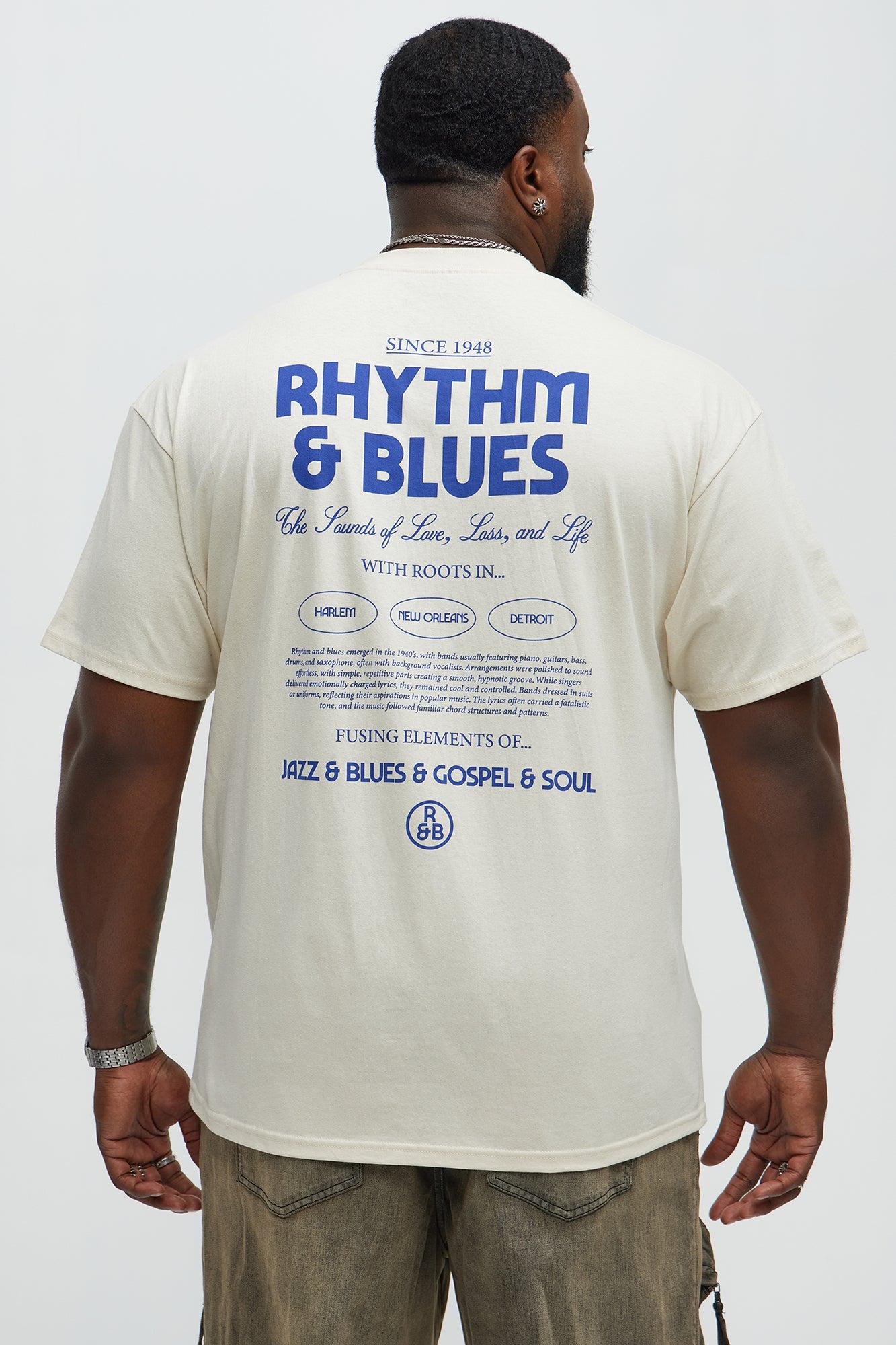 Rhythm & Blues Short Sleeve Tee - Cream Male Product Image