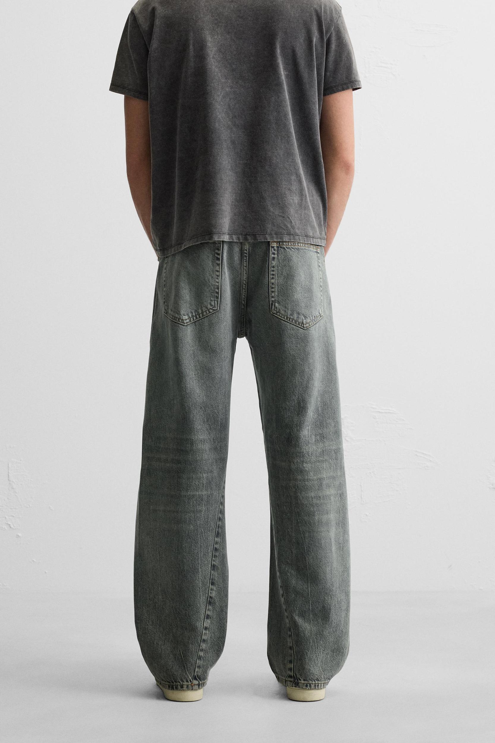 BAGGY FIT JEANS WITH SEAMS Product Image