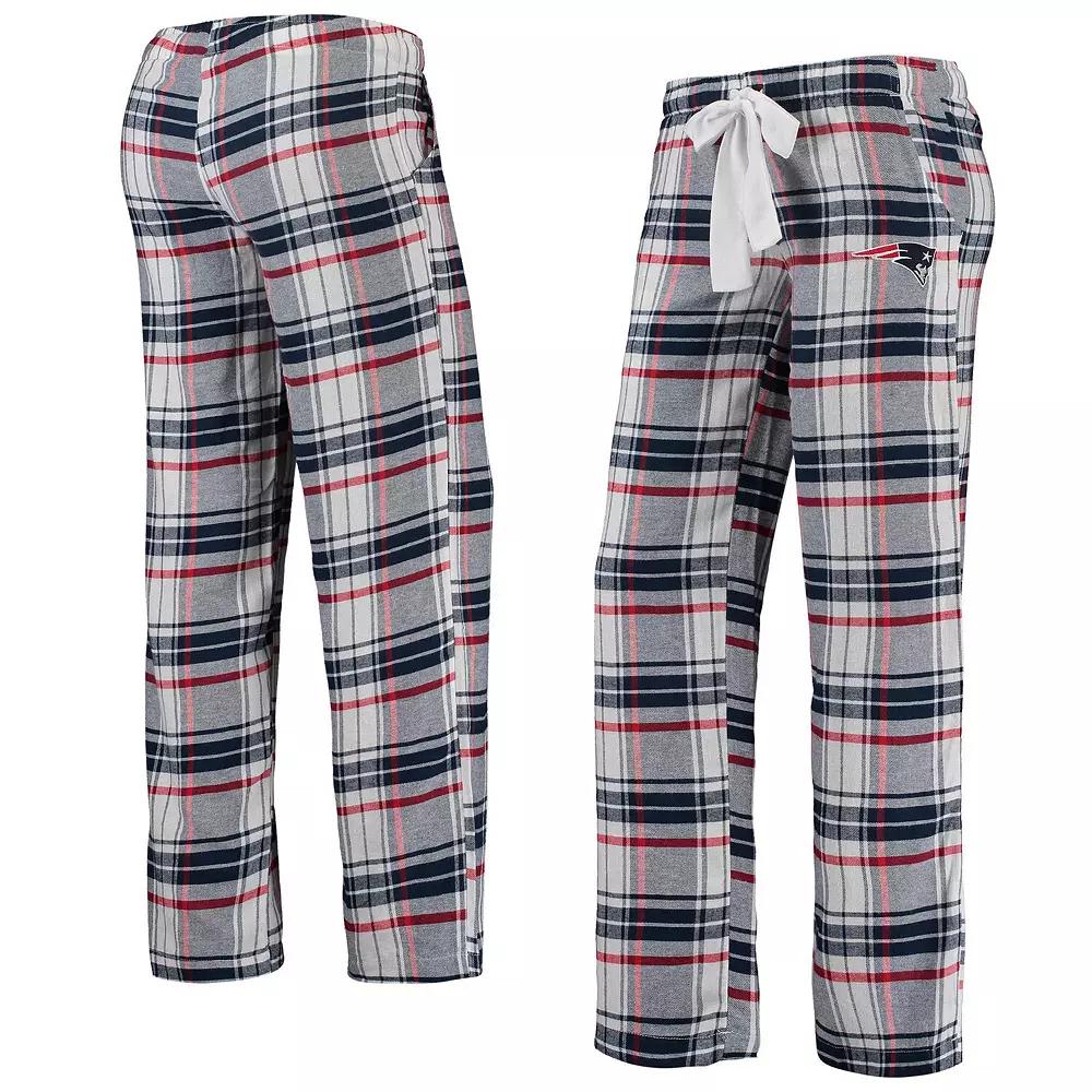 Women's Concepts Sport Navy/Red New England Patriots Accolade Flannel Pants,  Product Image