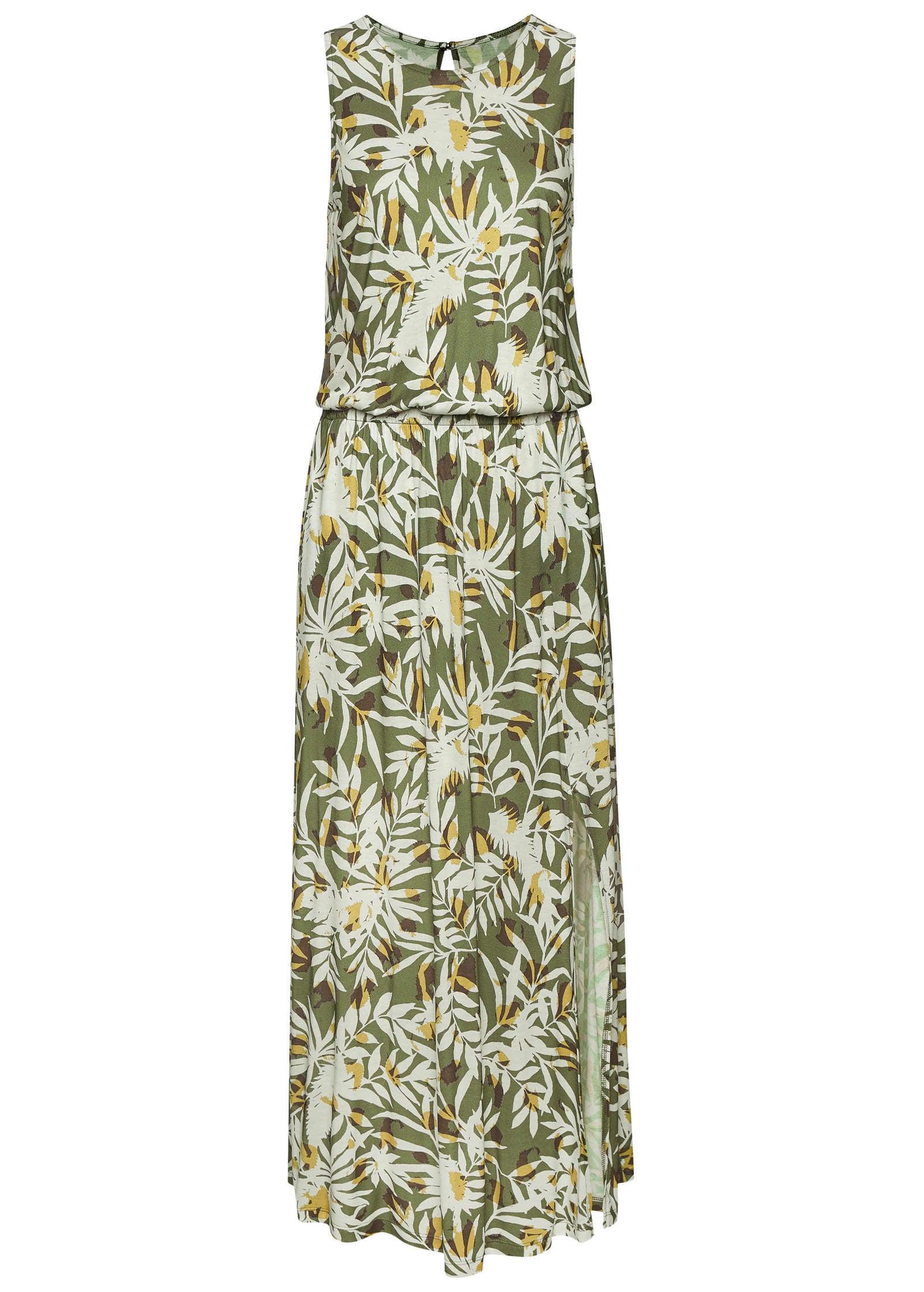Sleeveless Floral Maxi Dres - Green Multi Product Image