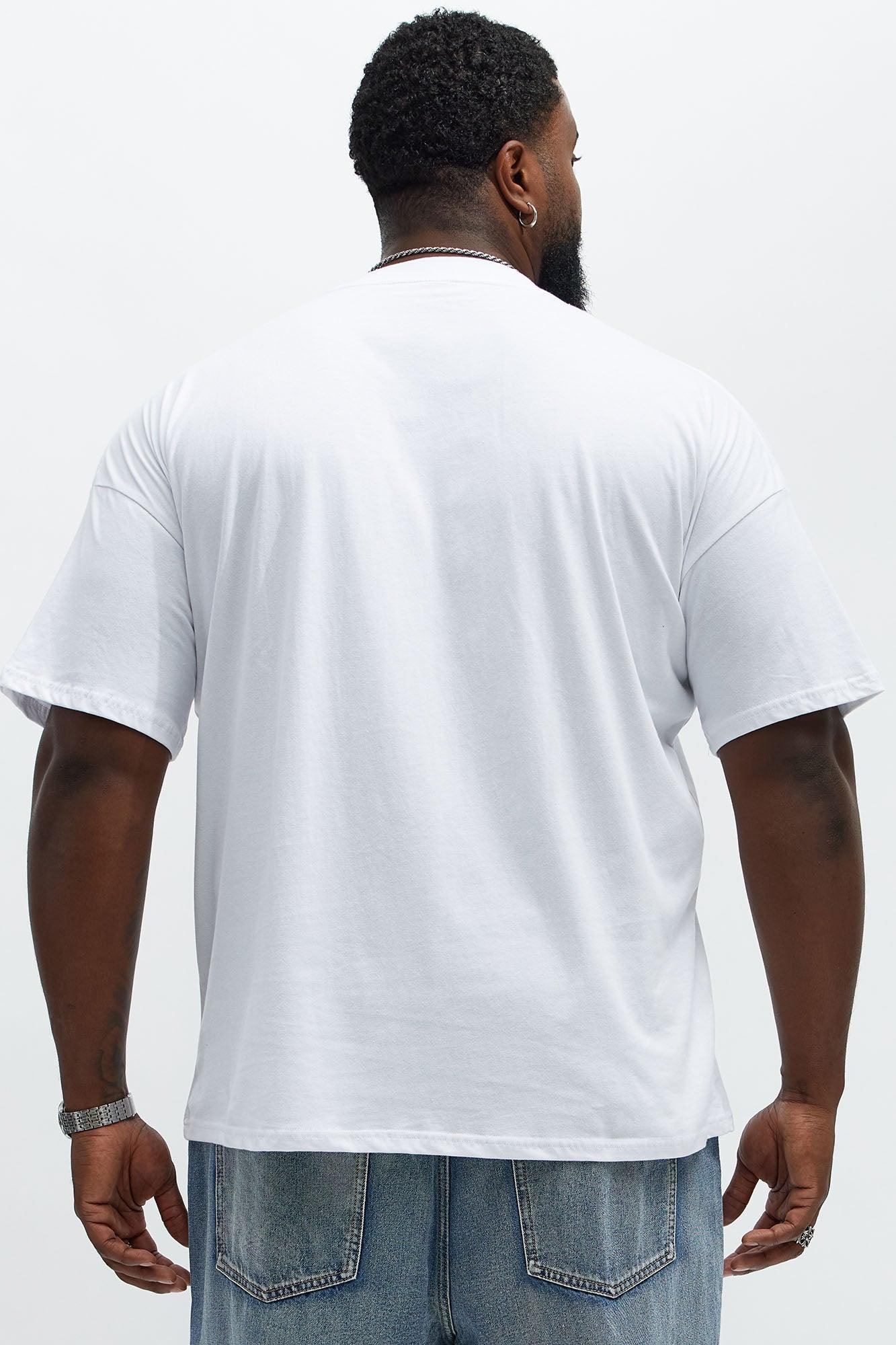 Stay Humble Boxy Short Sleeve Tee - White Male Product Image