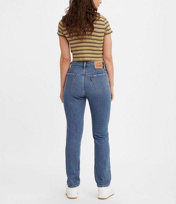 Levi's® 501® Original High Rise Straight Leg Jeans Product Image