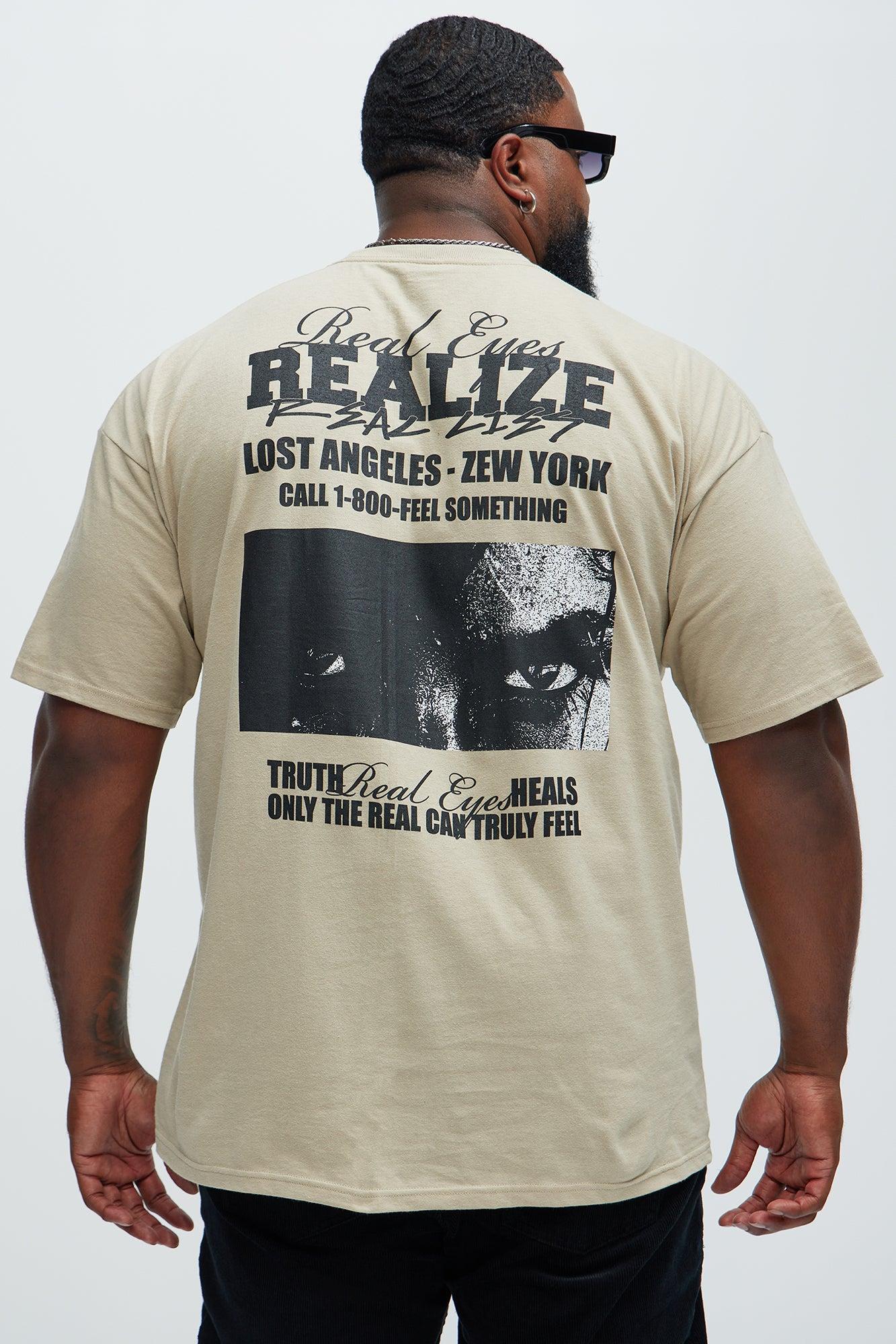 Realize Real Eyes Short Sleeve Tee - Sand Product Image