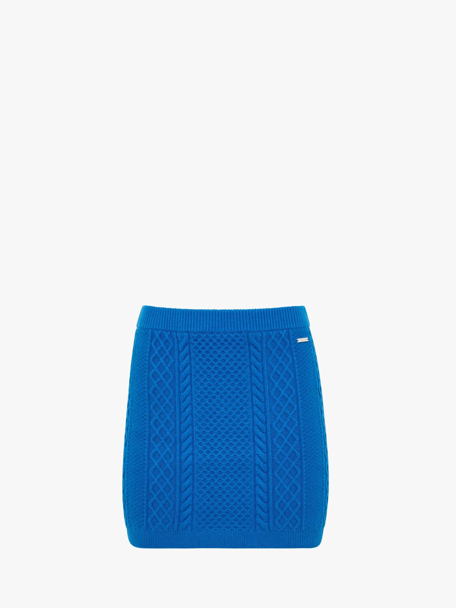 CABLE KNIT MINI SKIRT Product Image