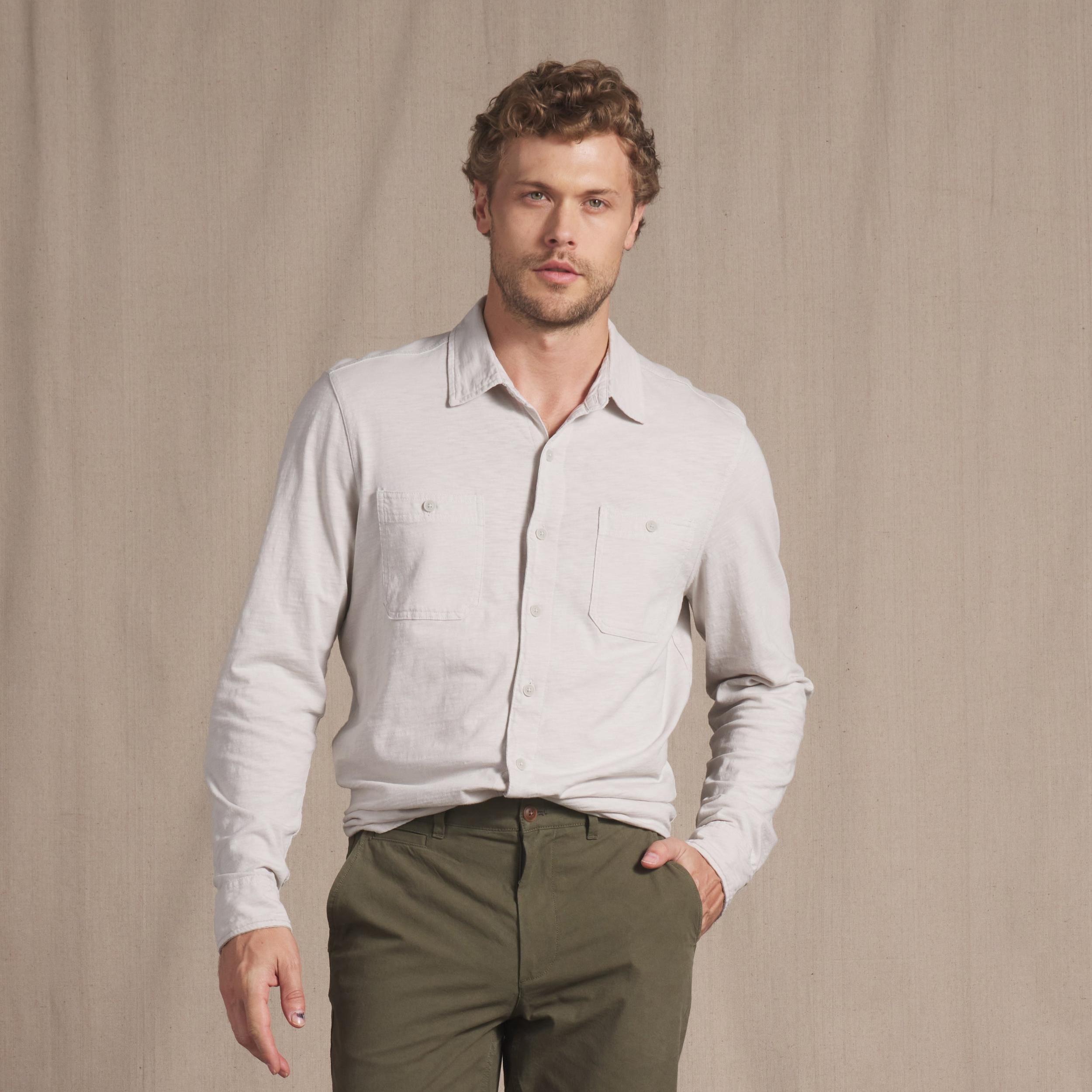 Flex Everyday Knit Shirt - Faded Gray Product Image