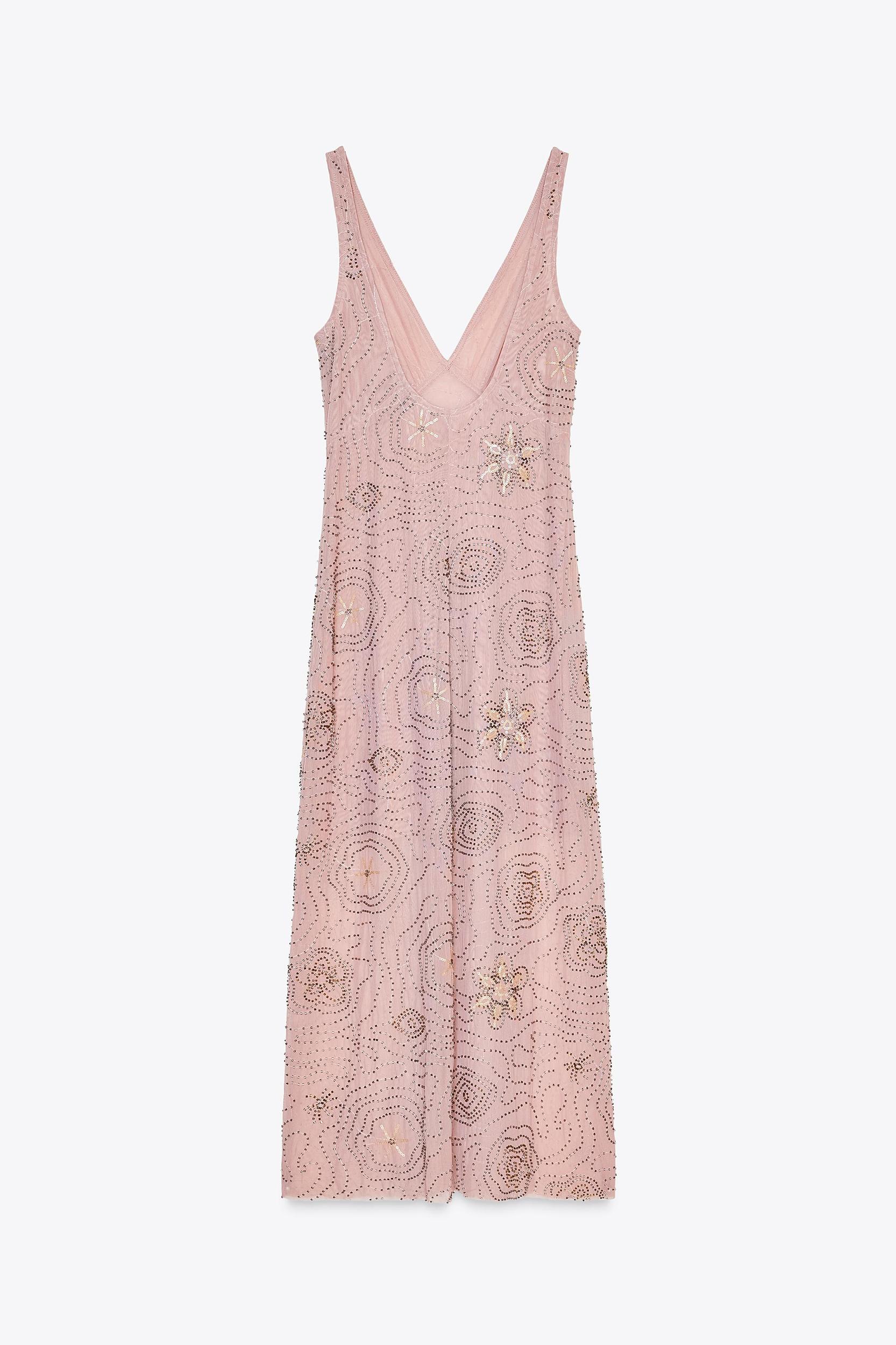 BEADED MIDI DRESS Product Image