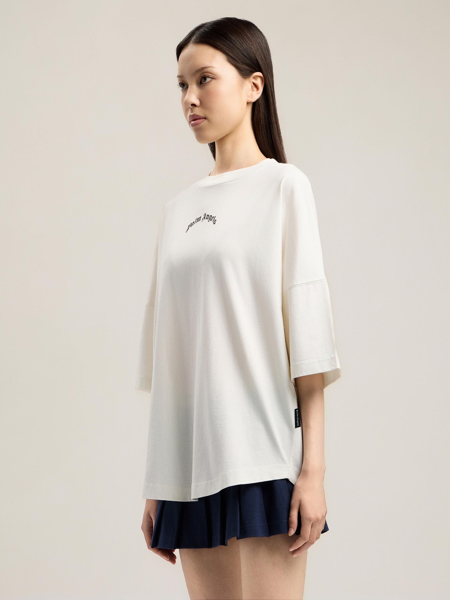 Curved Logo Over T-Shirt Product Image