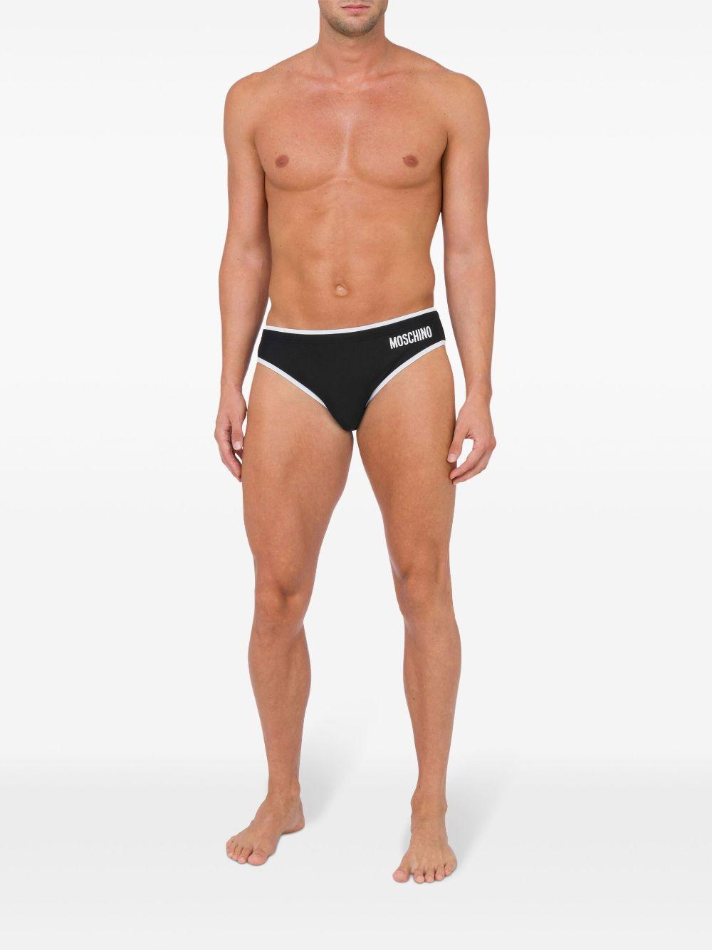 logo-print swim briefs Product Image