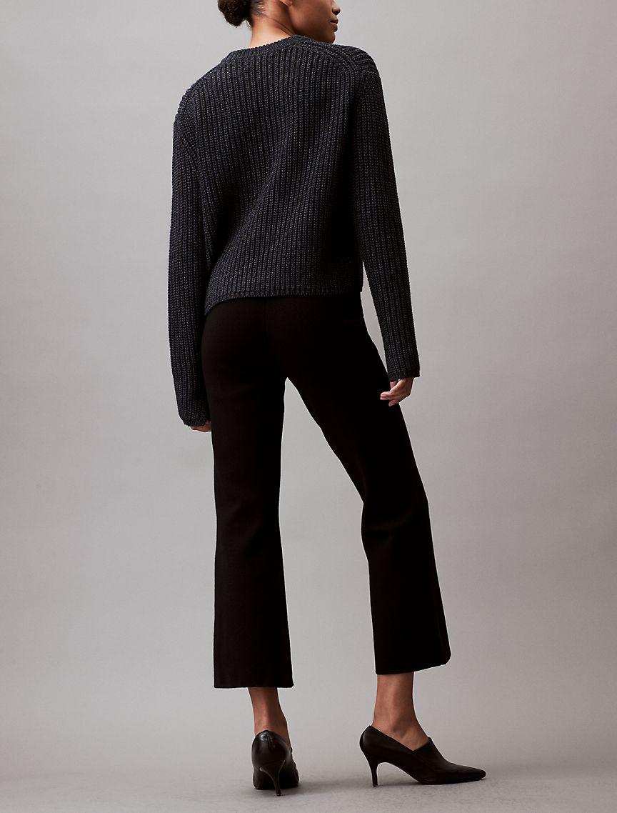Tech Knit Crop Flared Pants Product Image
