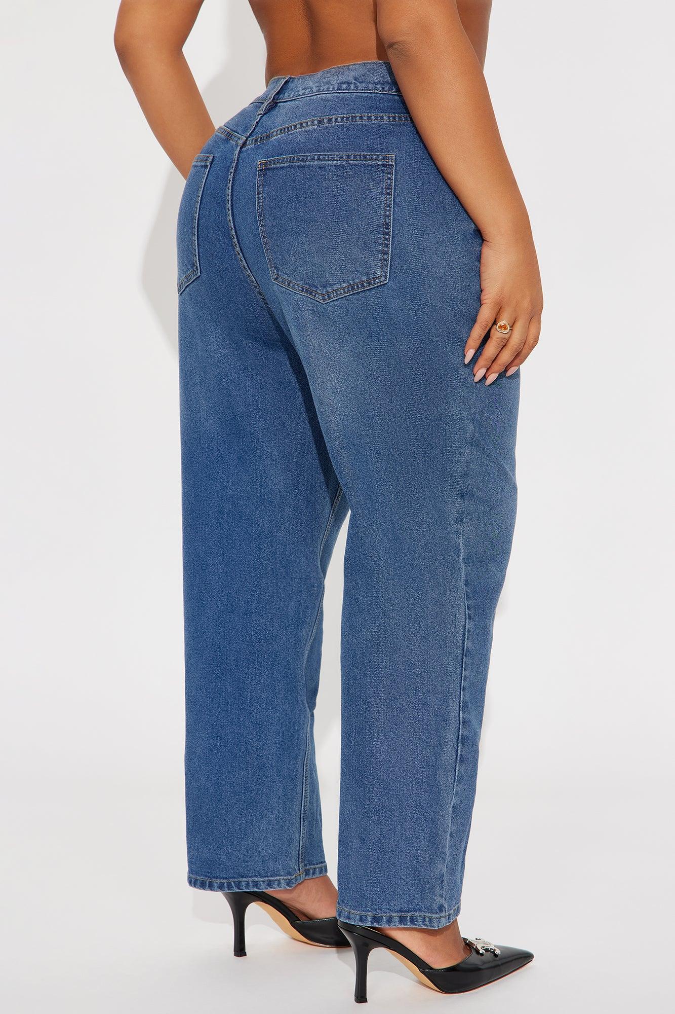 Jennifer 90's  Ankle Straight Leg Jeans - Medium Wash Female Product Image