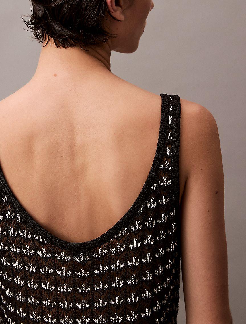 Jacquard Textured Tank Product Image