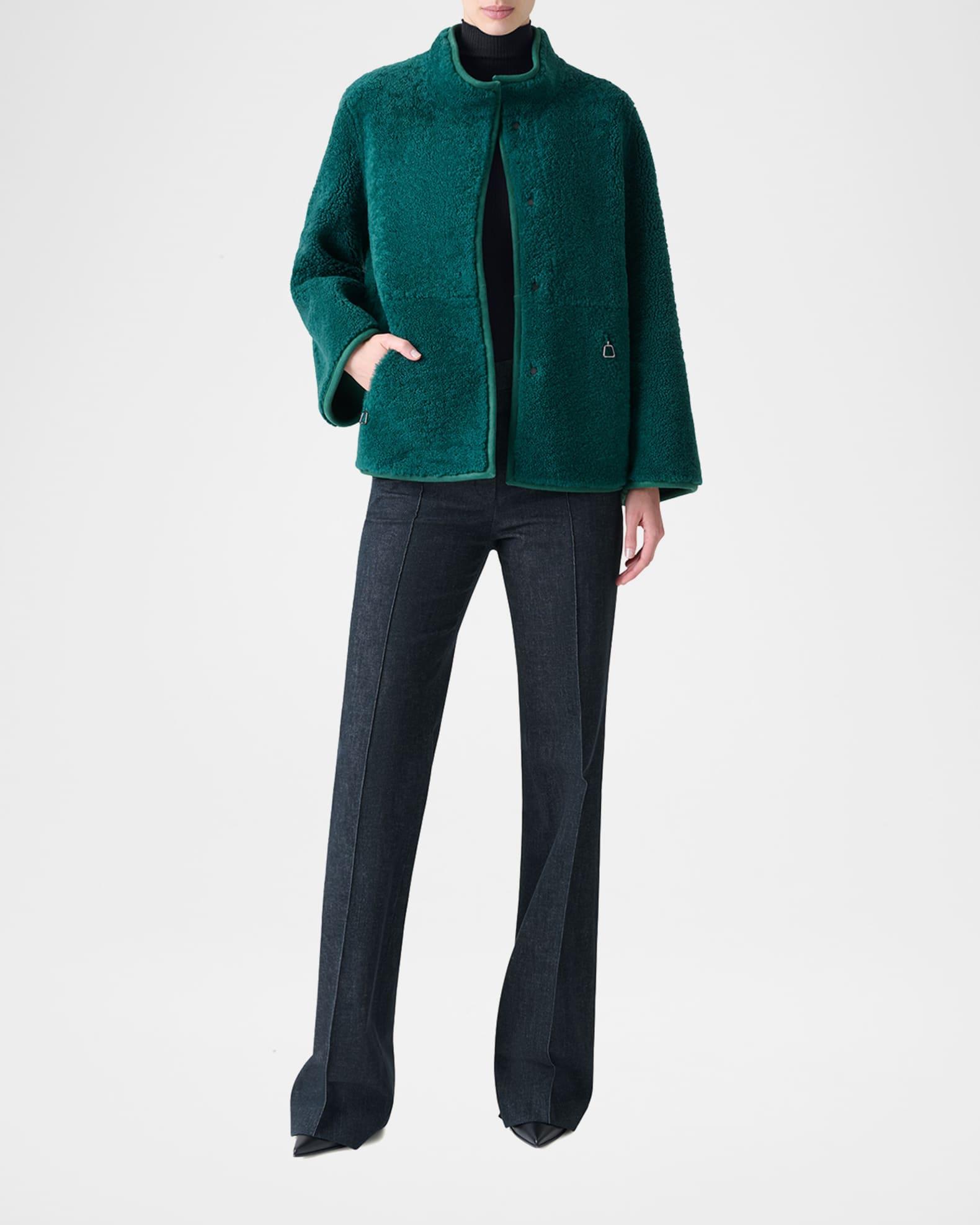 Dru Reversible Shearling and Leather Jacket Product Image