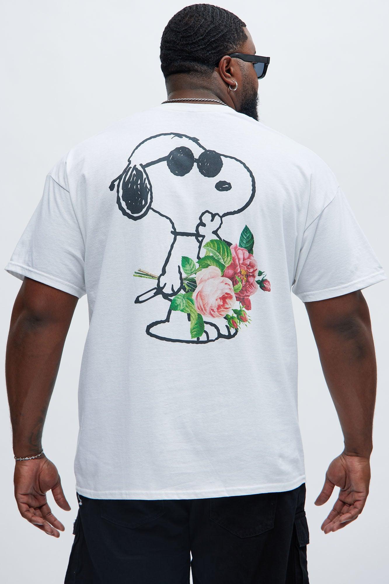 Peanuts Snoopy Sunglasses Short Sleeve Tee - White Product Image