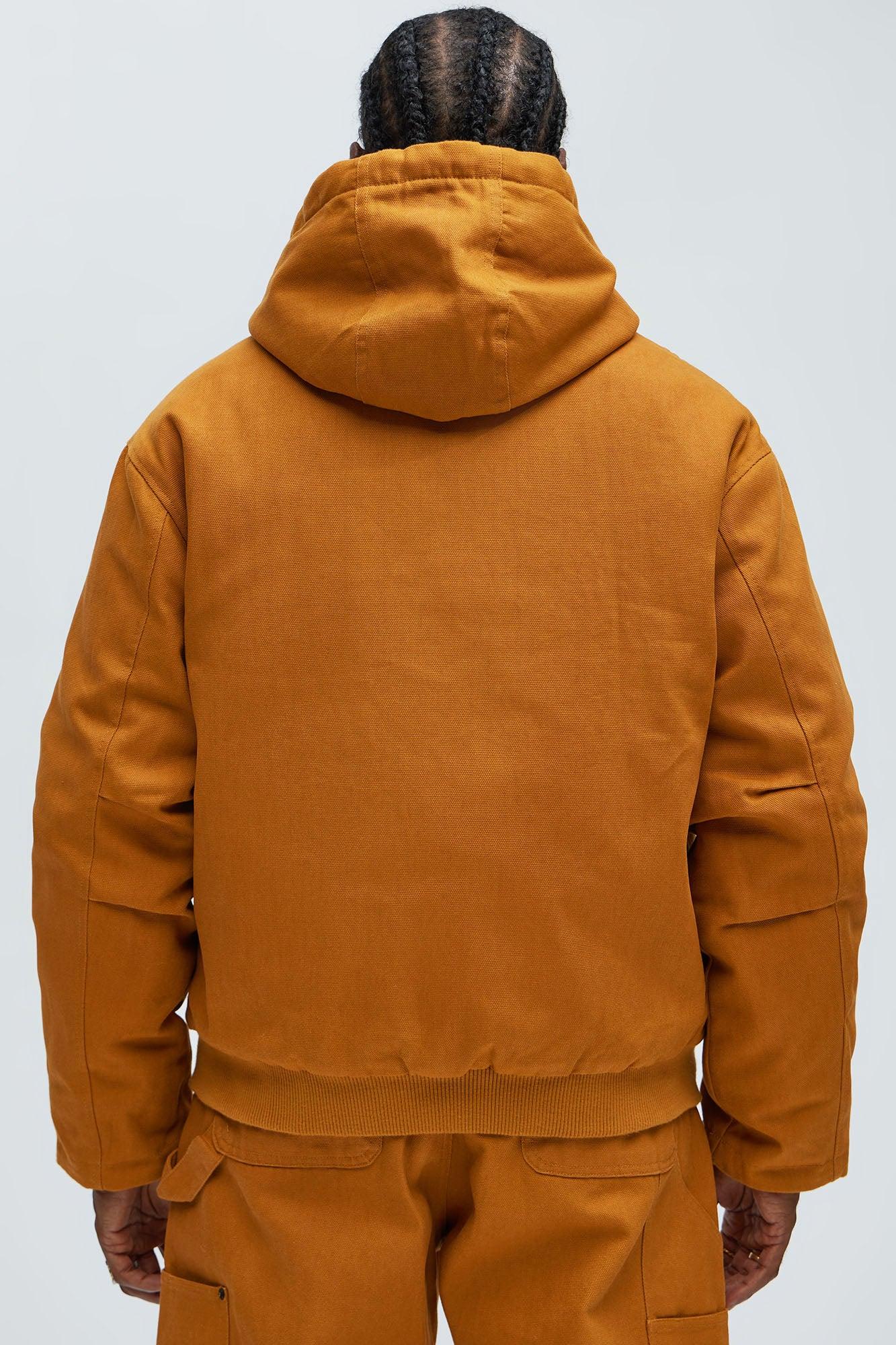 Alexander Utility Canvas Hooded Jacket - Tan Product Image