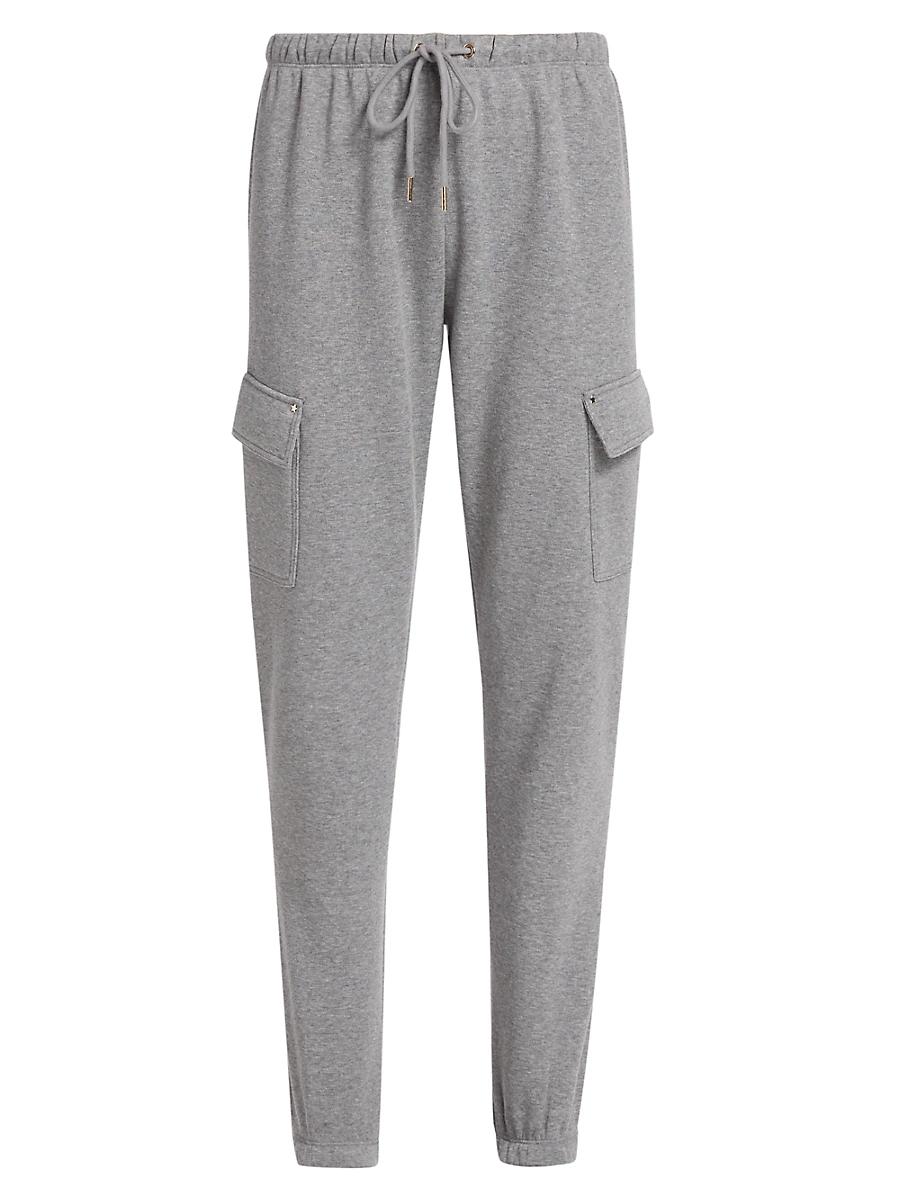 Womens Drawstring Cargo Sweatpants Product Image