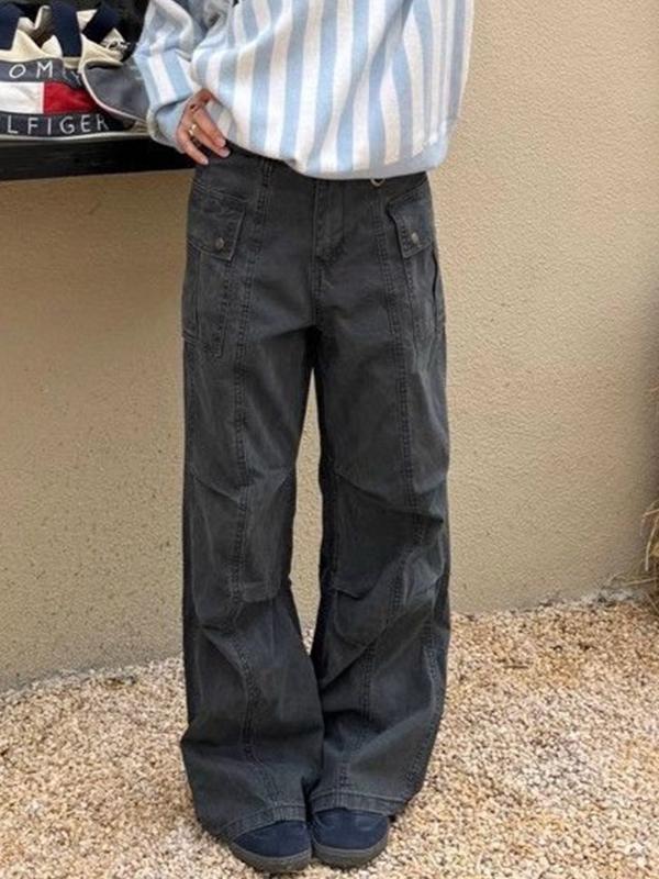 Vintage Washed Aged Boyfriend Jeans Product Image