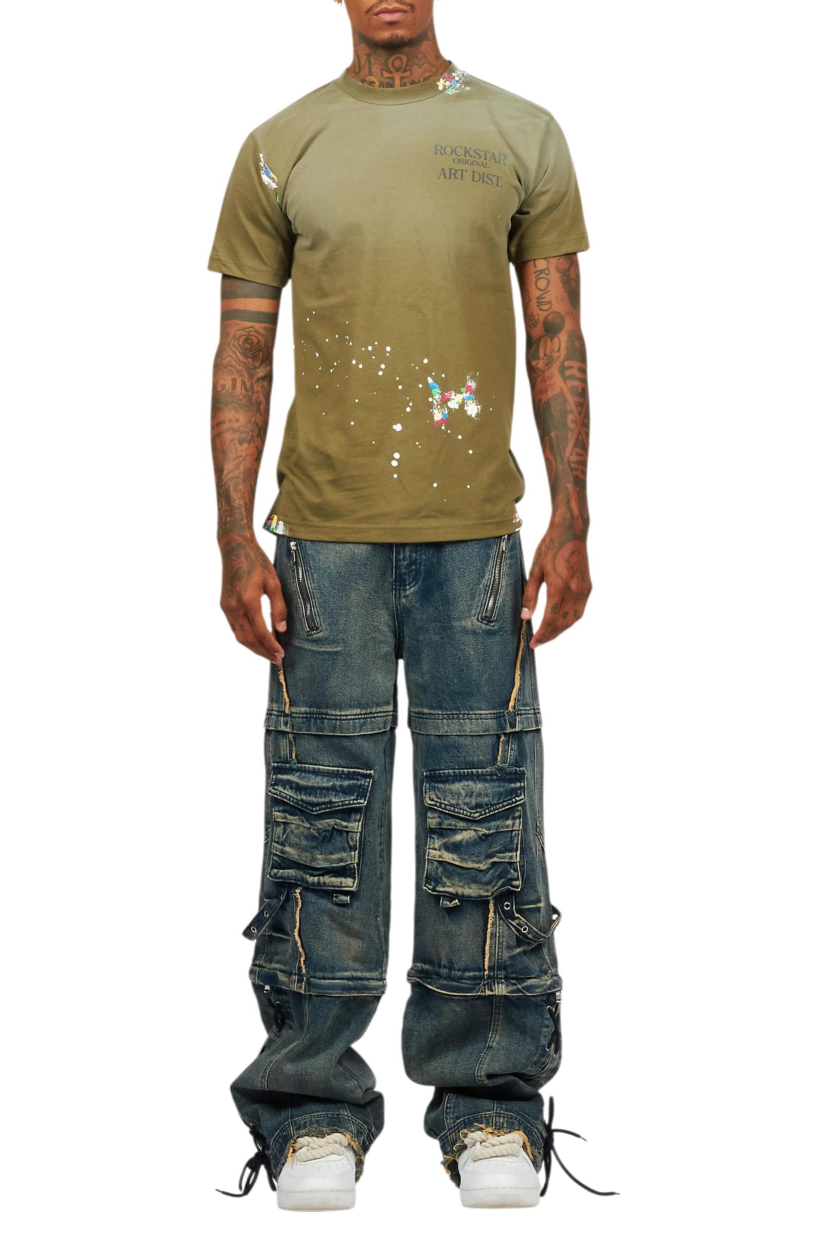 Palmer Green Graphic T-Shirt Male Product Image