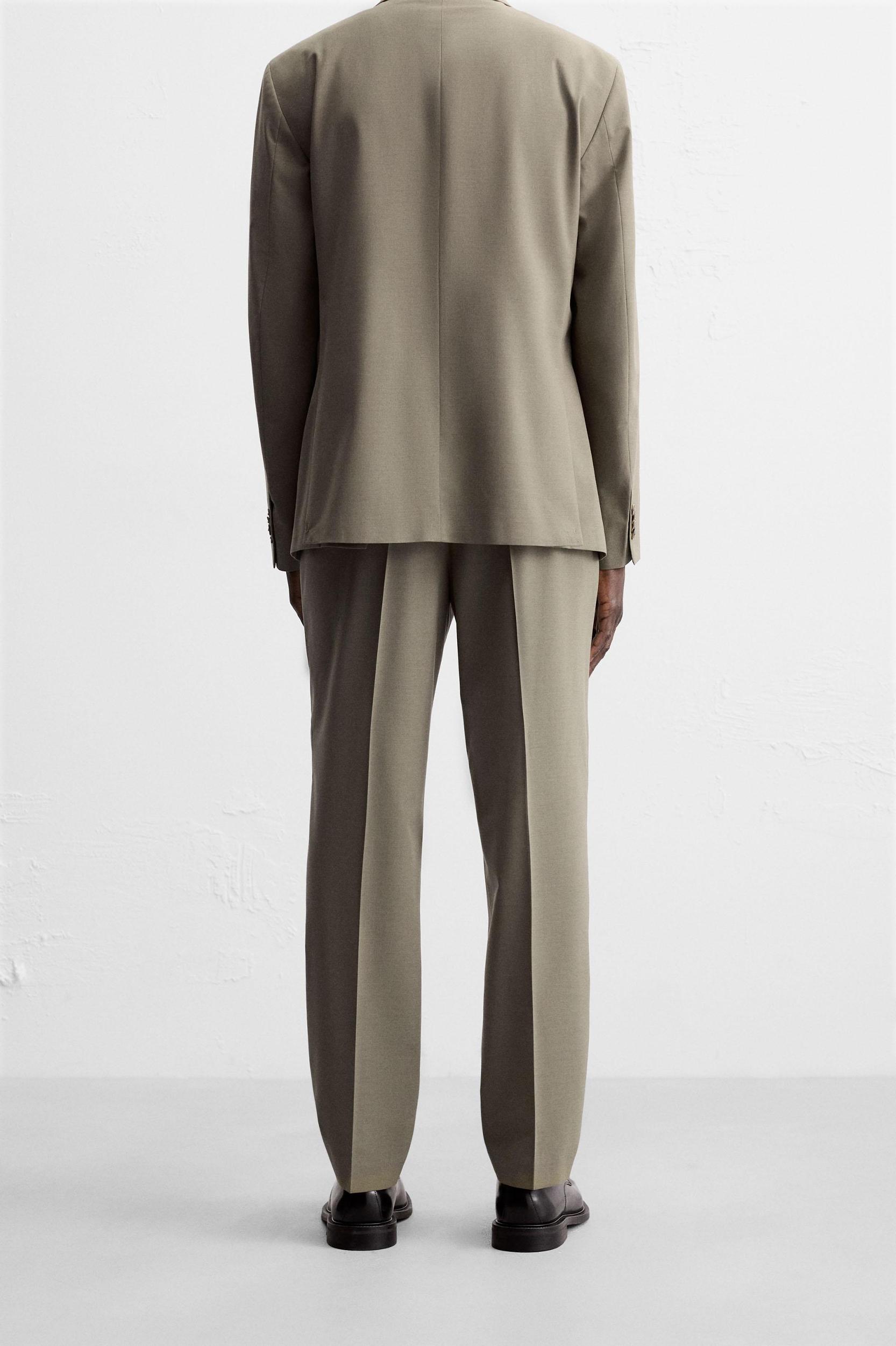 TEXTURED SUIT PANTS Product Image