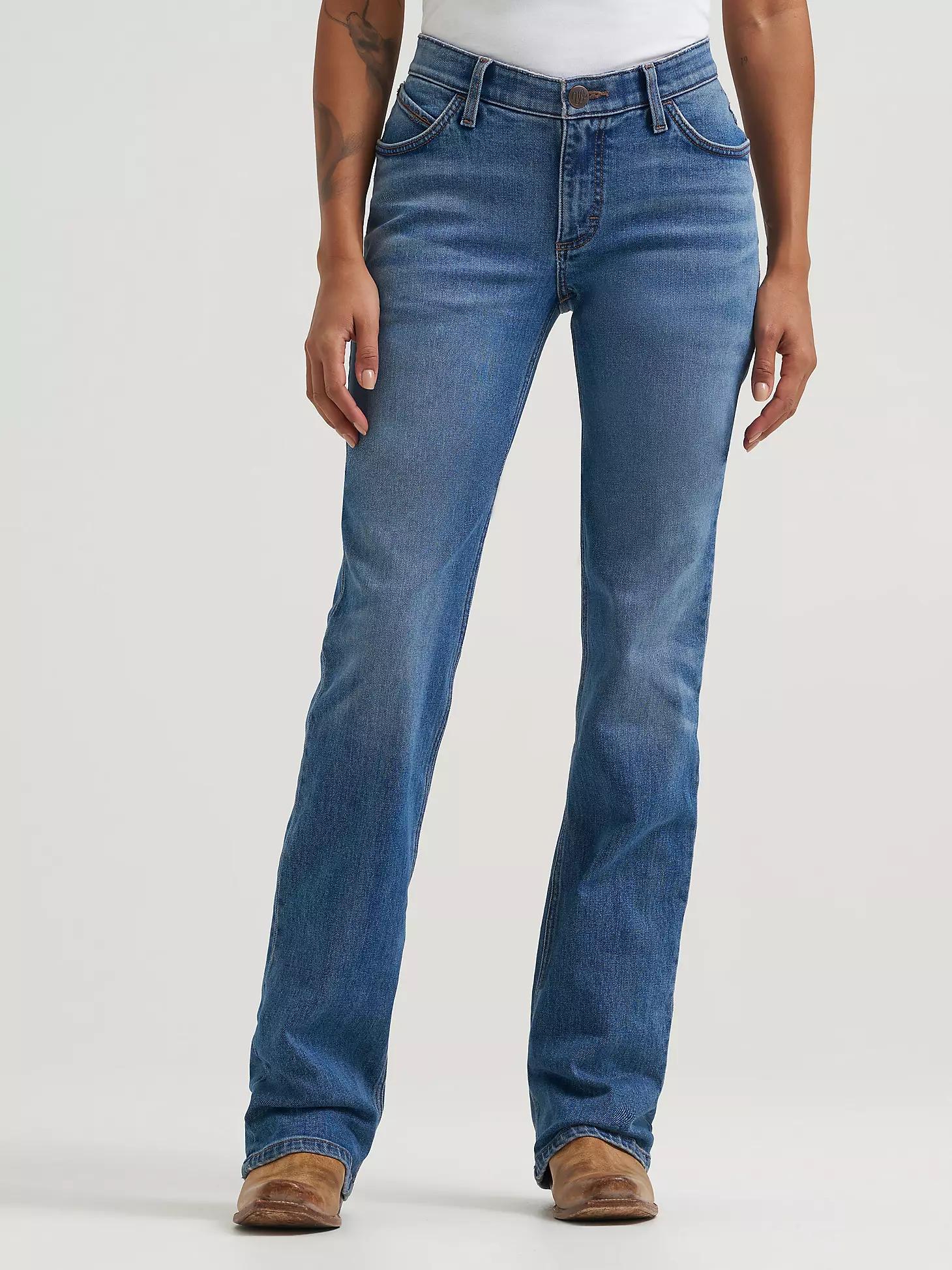 Women's Wrangler® Ultimate Riding Jean Willow Mid-Rise Bootcut in Margo Product Image