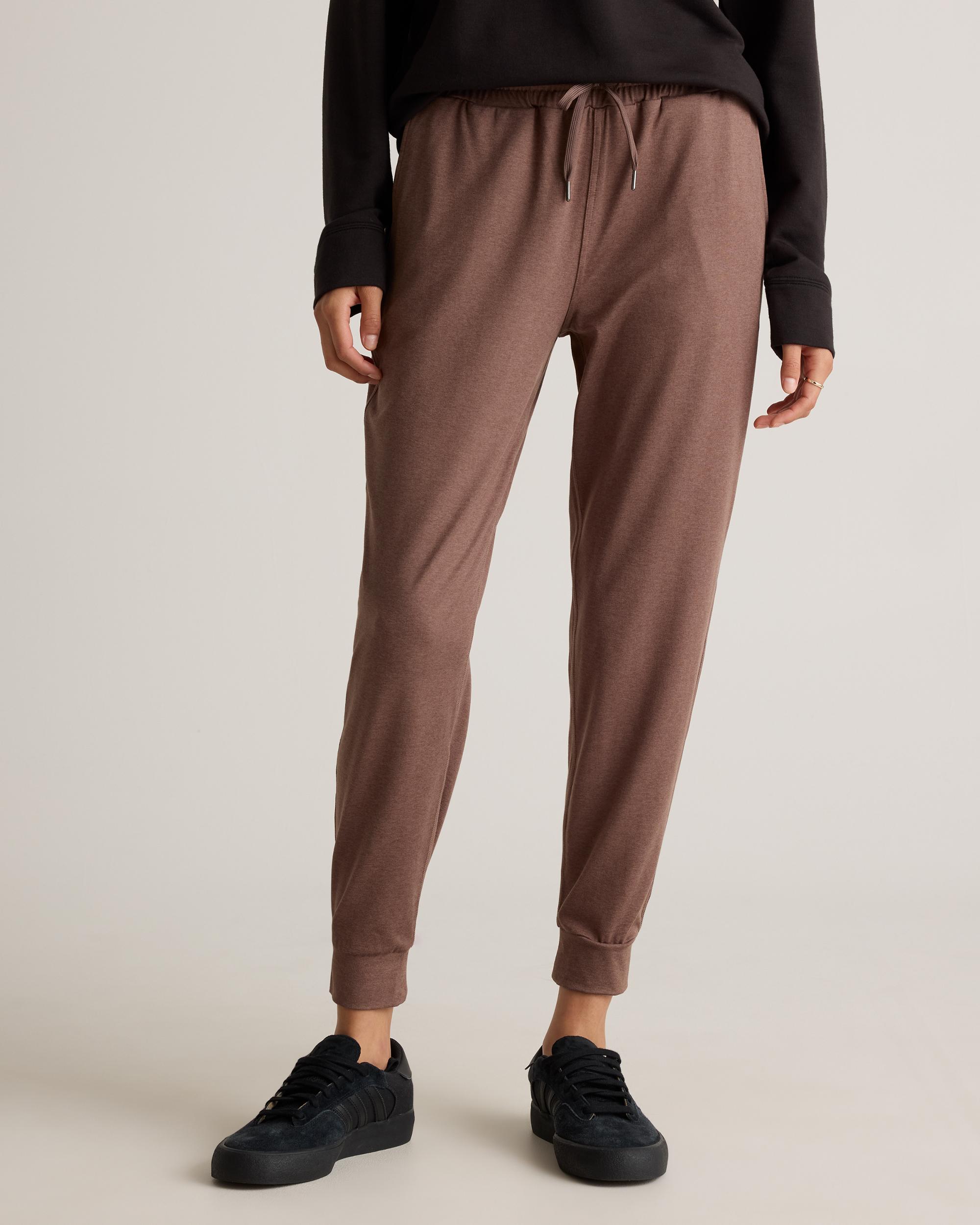 Quince | Women's Flowknit Mid-Rise Jogger Recycled Poly with Stretch Product Image