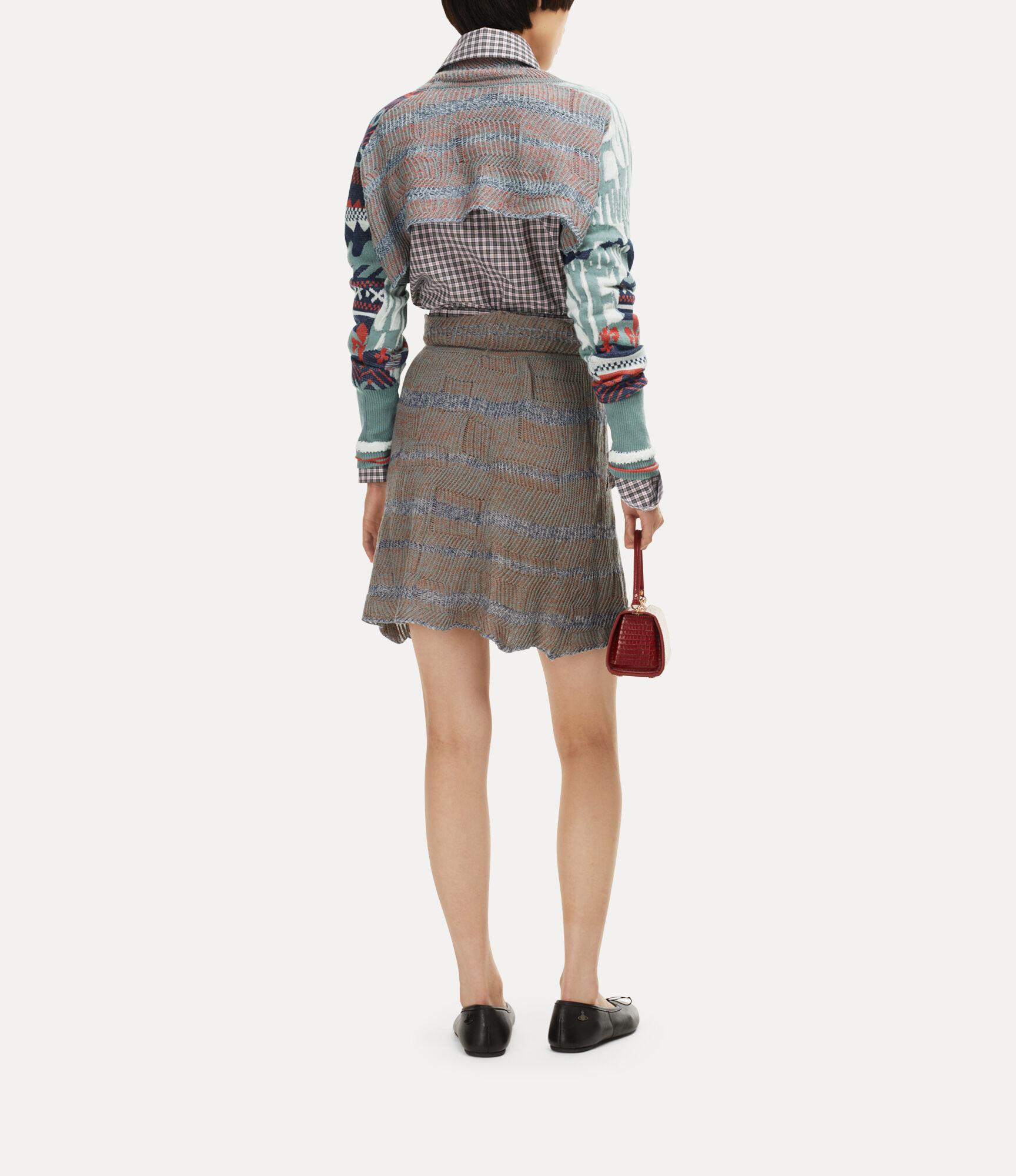 Broken Fair Isle Cropped Top Product Image