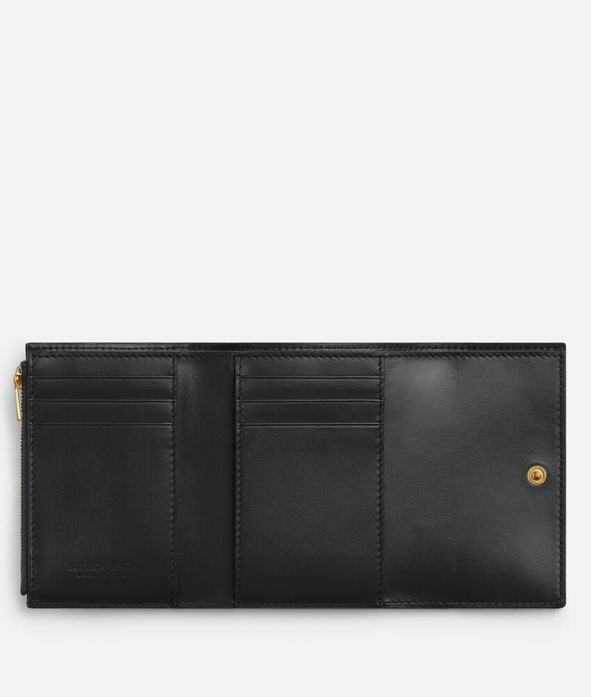 Women's Cassette Tri-Fold Wallet in Black Product Image