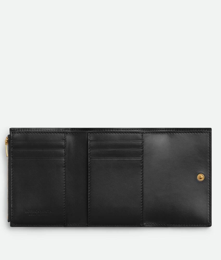 Women's Cassette Tri-Fold Wallet in Black Product Image