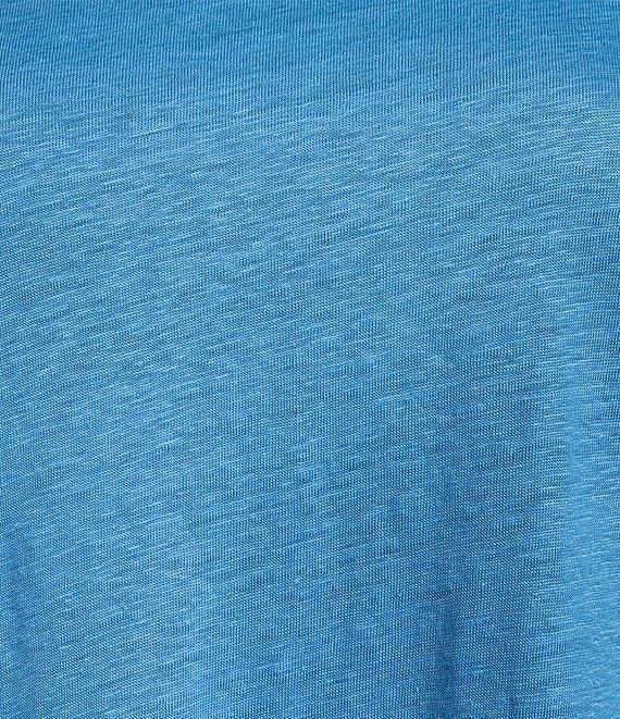 Eileen Fisher Linen Jersey Round Neck Long Sleeve Top Product Image