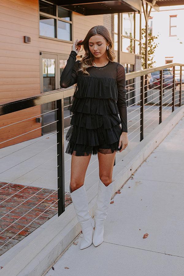 Martinis For Two Tiered Romper Product Image